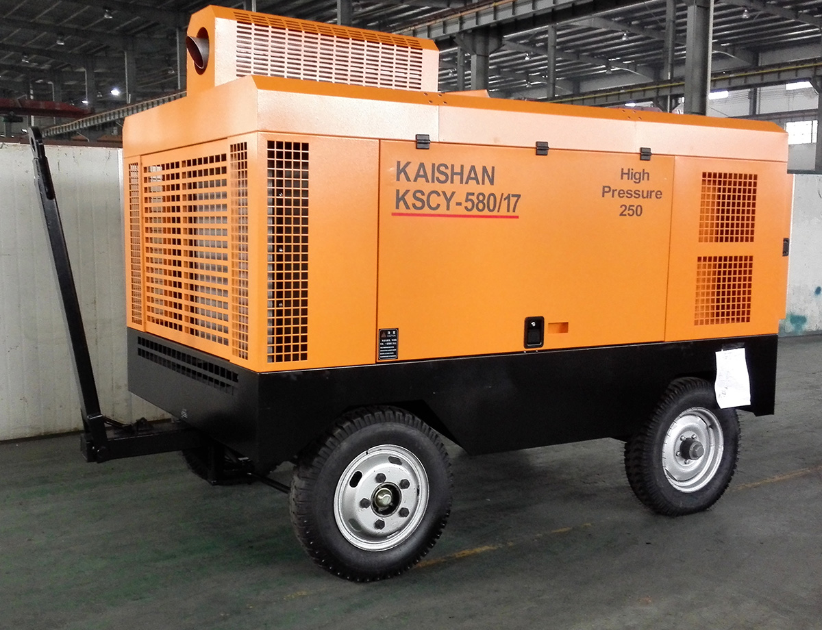 KSCY series diesel mobile screw air compressor