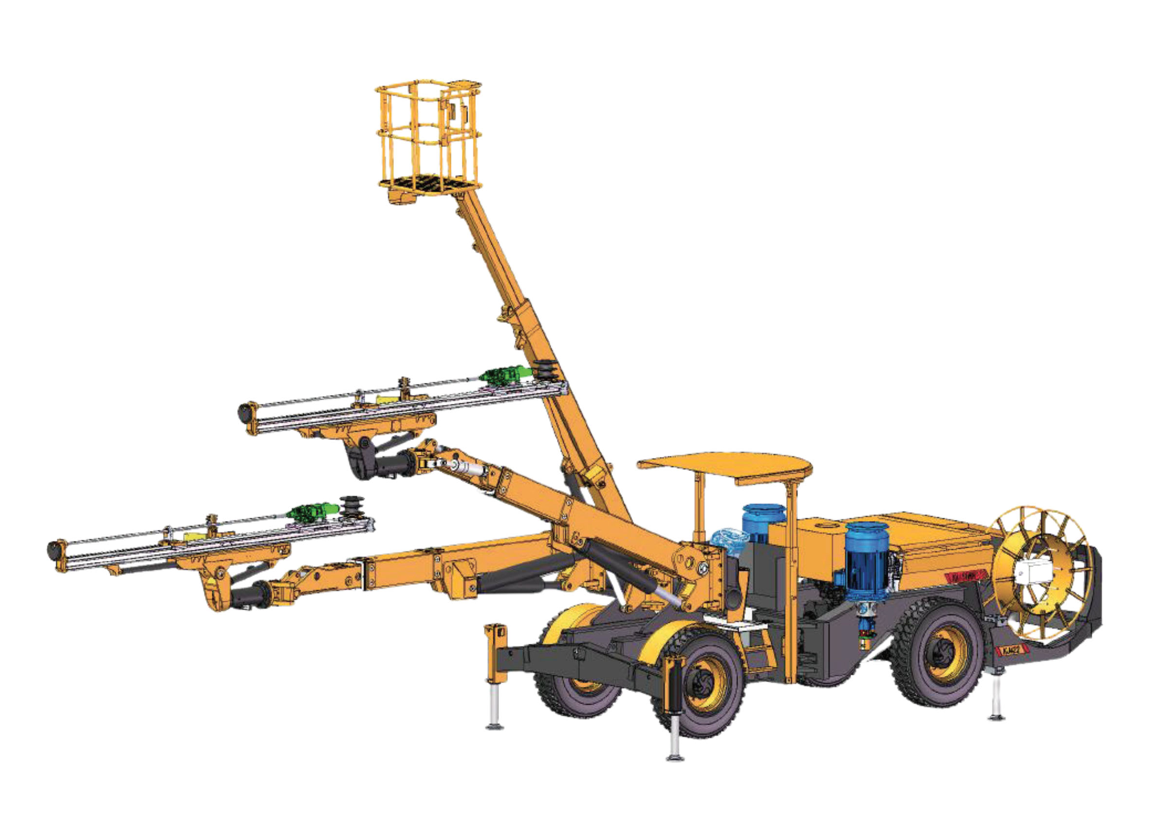 KJ422 Hydraulic Tunnelling Drilling Rig